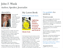 Tablet Screenshot of johnwasik.net
